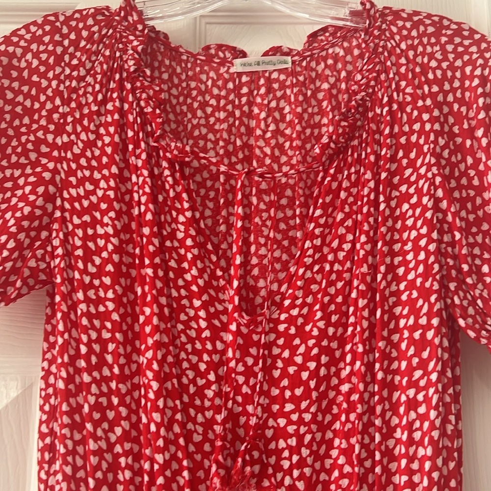 We’re All Pretty Girls Red Women’s Heart Dress